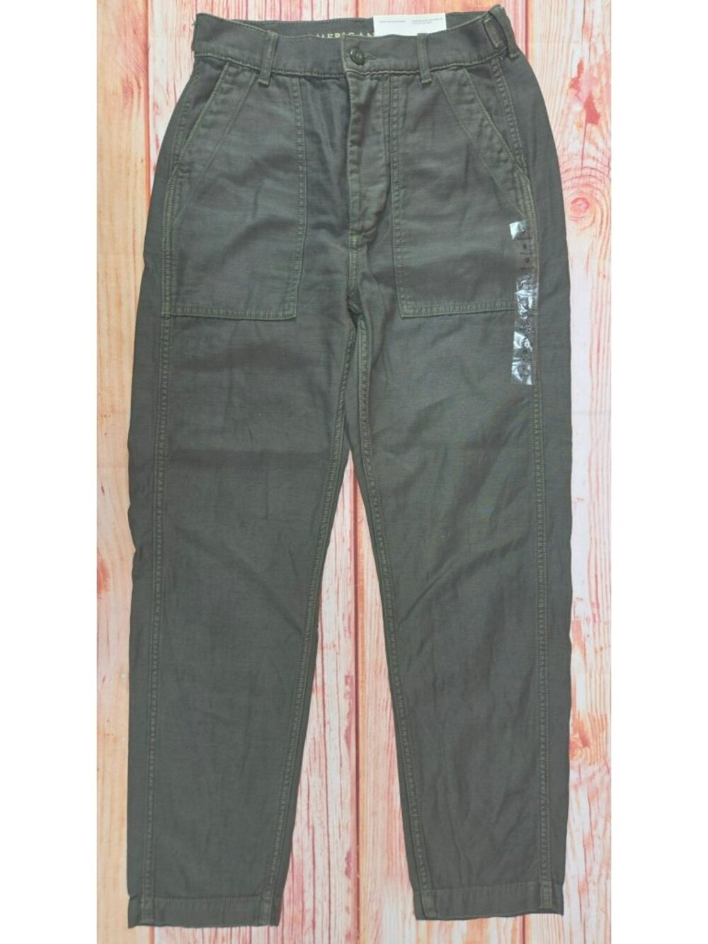 American Eagle Highest Rise 90s Boyfriend Cargo Pants 0 Reg NWT 26x28